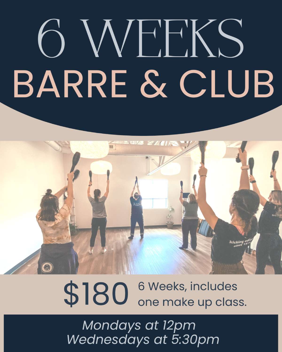 barre & club flyer